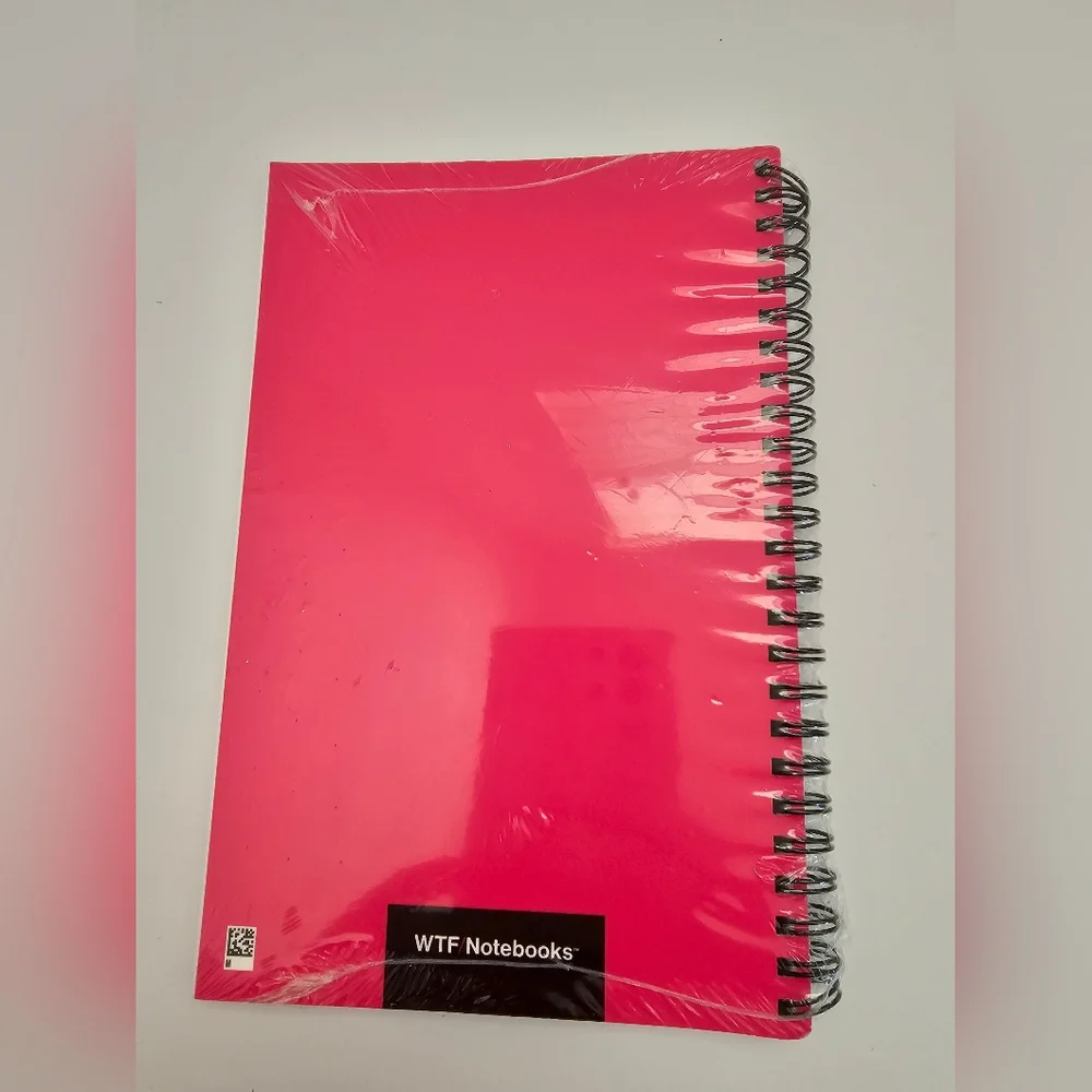 WTF Notebooks Pink Spiral Journal - Tasks I Need To Complete Before Netflix NEW